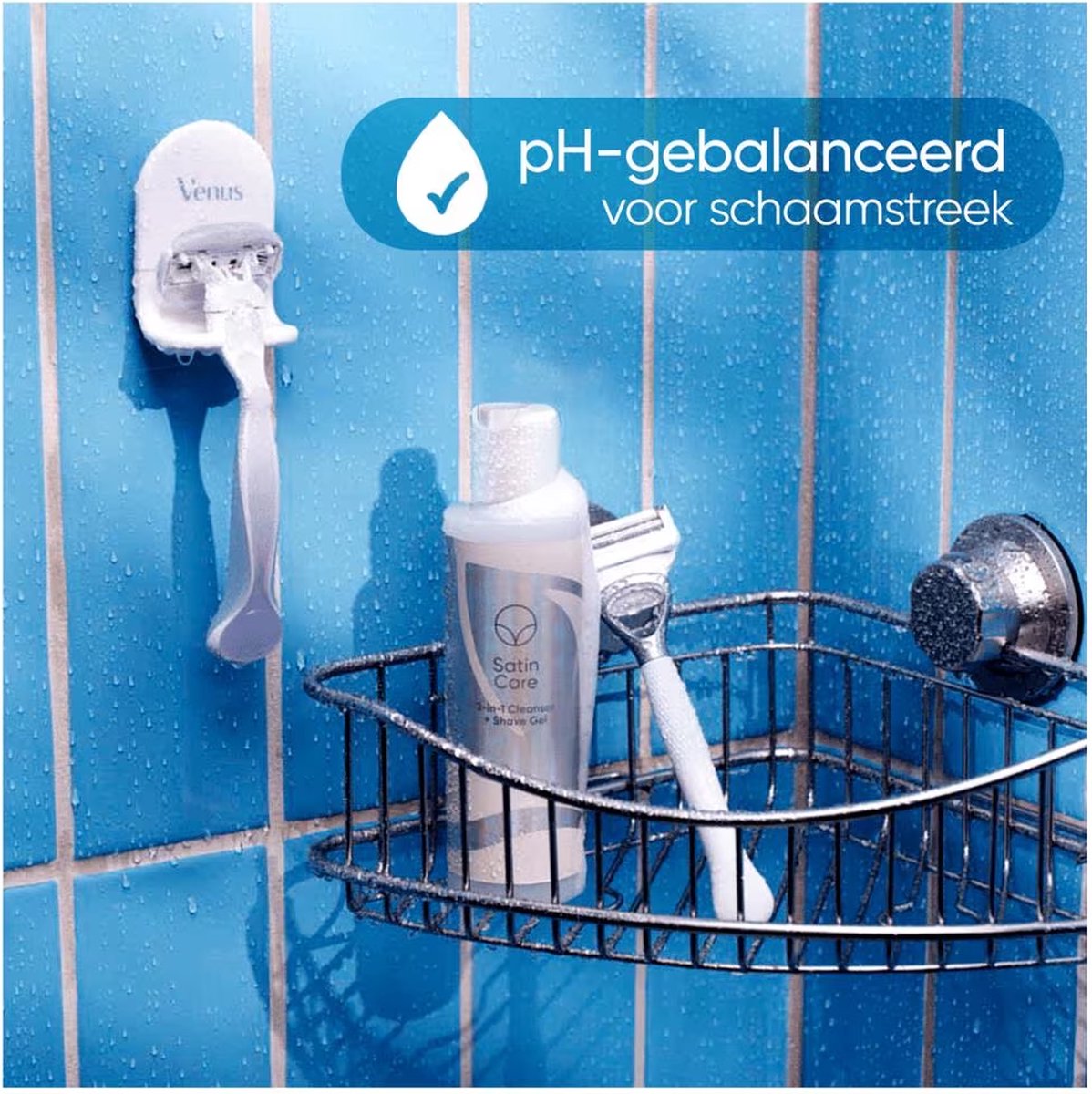 Satin Care - Gel de nettoyant et de rasage 2-en-1 - 190 ml