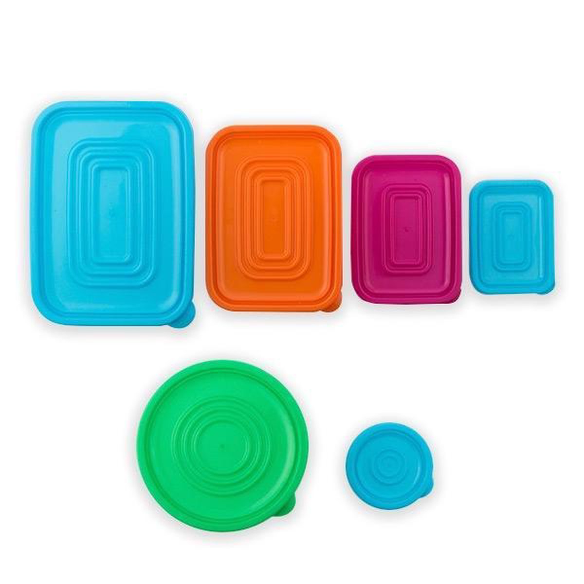 Excellent Houseware Aufbewahrungsbehälter für Lebensmittel – verschließbar – mehrfarbig (31 Stück) Lunchbox