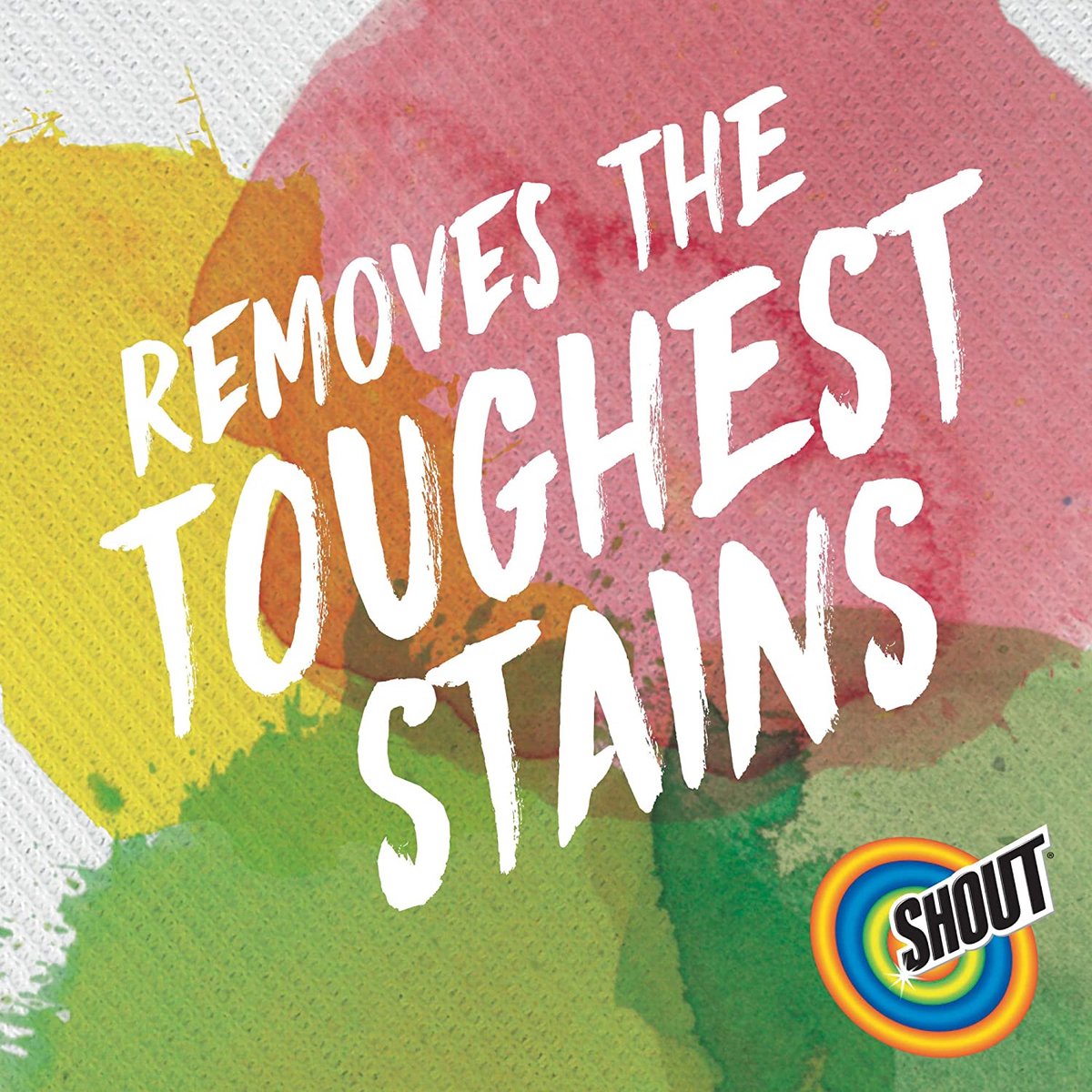 Shout Advanced Stain Remover voor kleding met scrubgelborstel 260 ml