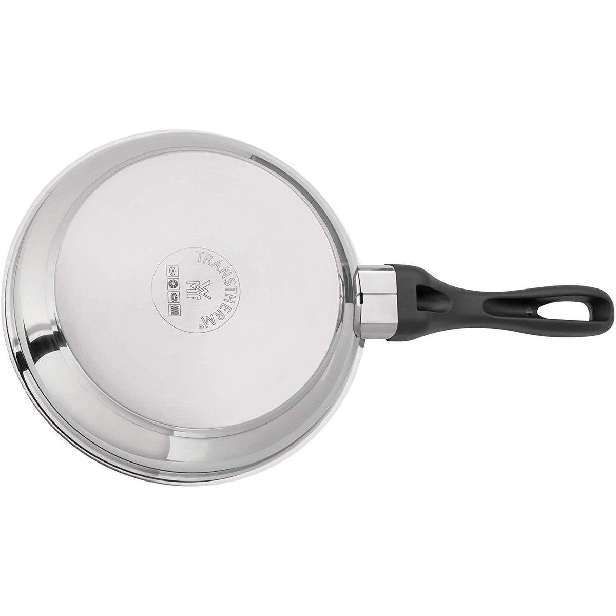 WMF Devil - 3-teiliges Bratpfannenset - Durchmesser 20/24/28 cm - Cromargan Edelstahl - Bratpfanne mit Keramikbeschichtung - Kunststoffgriff - Induktion