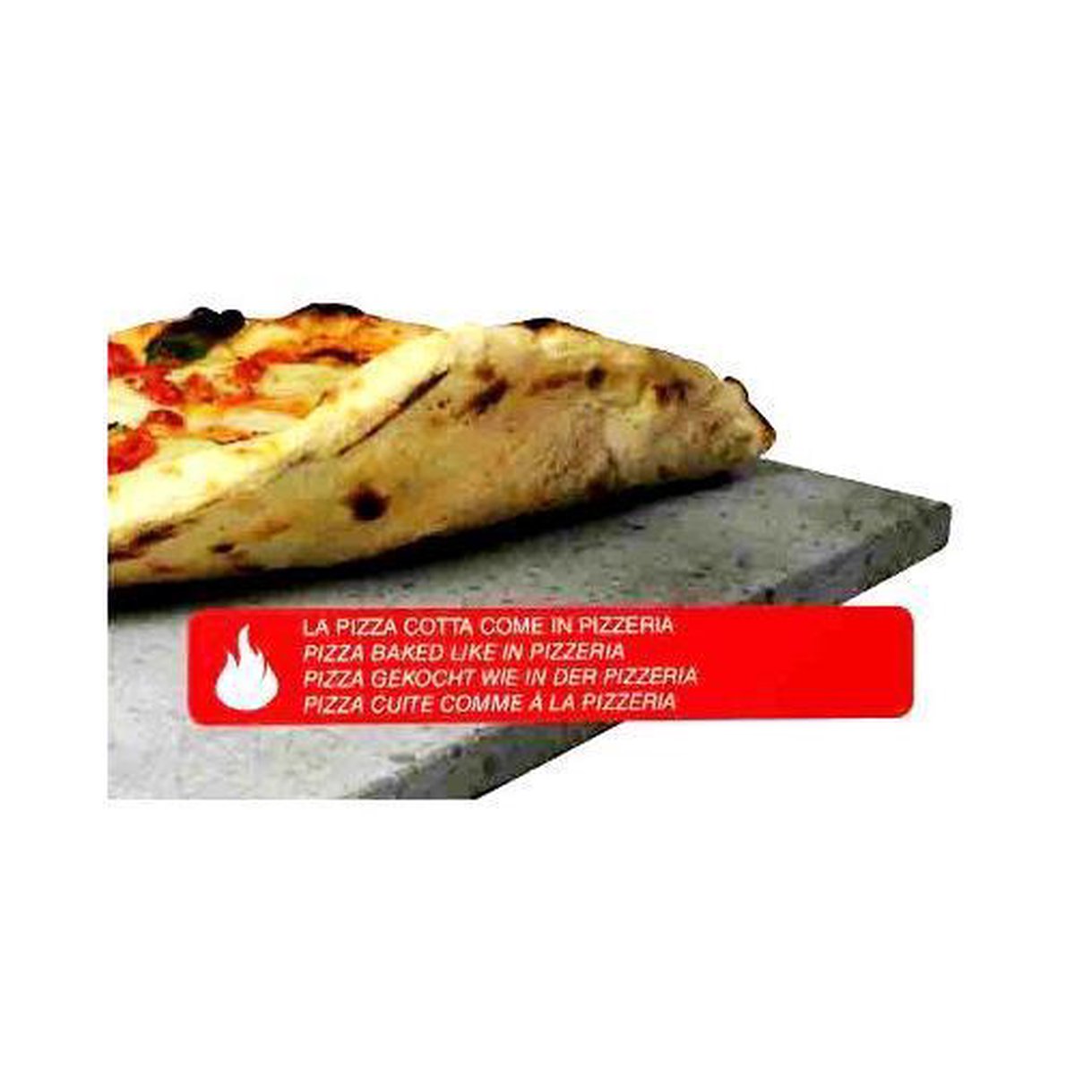 ETNA Pizza Stone Set crispy pizza ready to serve