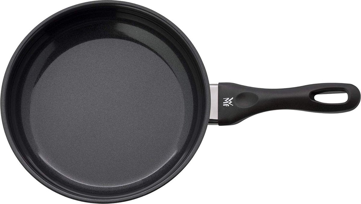 WMF Devil - 3-teiliges Bratpfannenset - Durchmesser 20/24/28 cm - Cromargan Edelstahl - Bratpfanne mit Keramikbeschichtung - Kunststoffgriff - Induktion