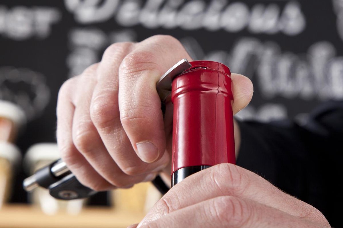 Vaku Vin Single Pull CorksCrew - Rot