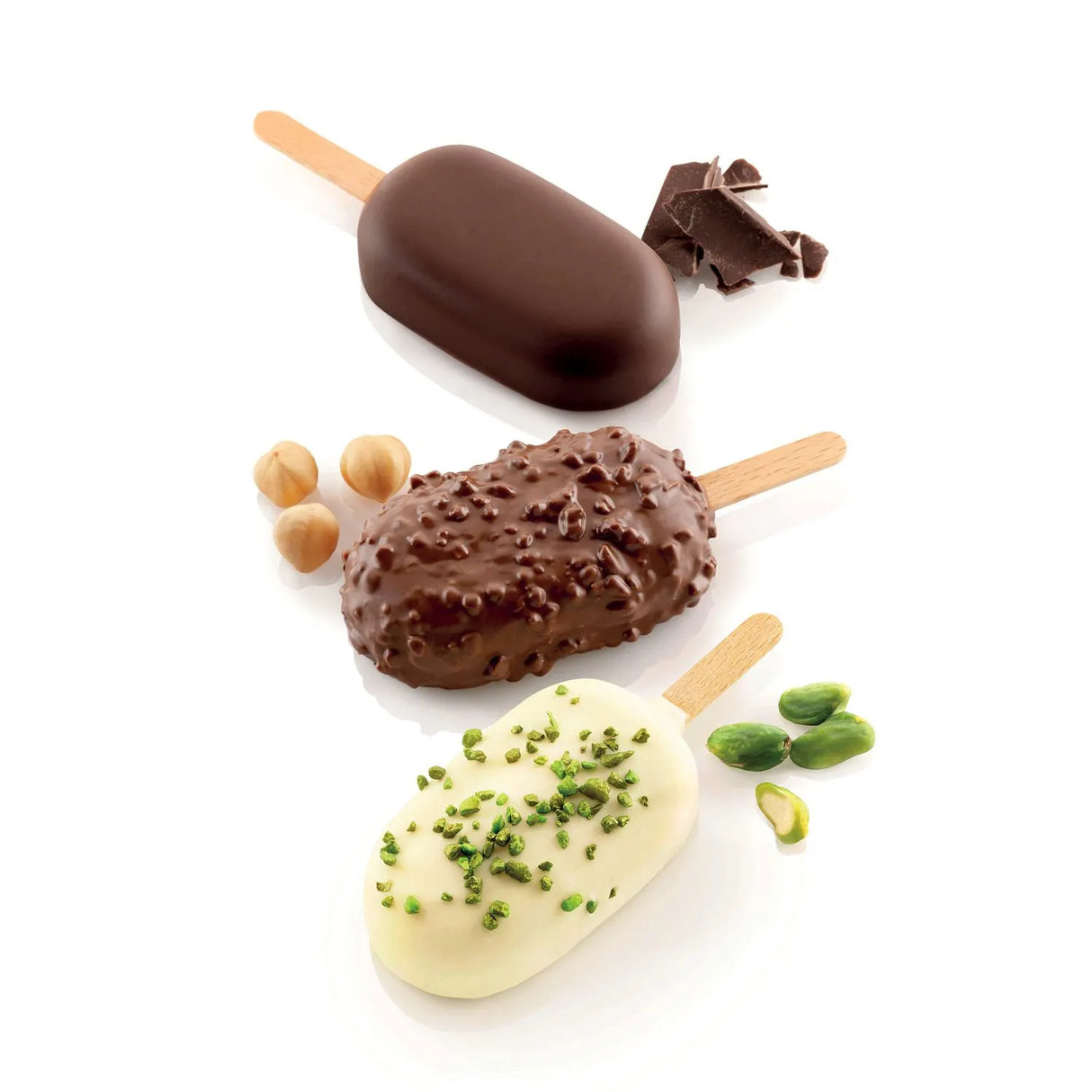 Silikomart Gel01m Mini Classic - Siliconen Mal 73x38 H 18 mm