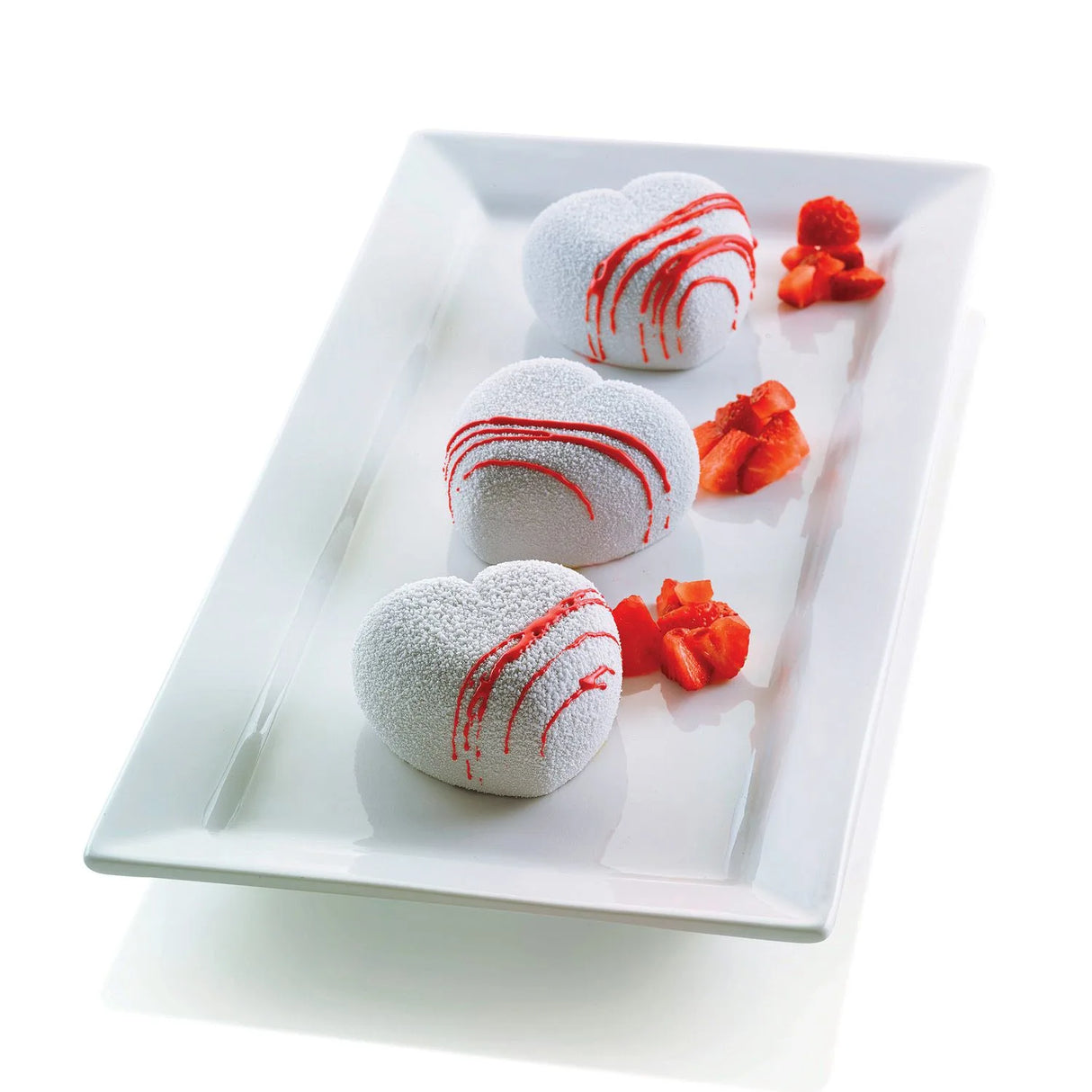 Silikomart Cuoricino - Siliconen mal N.8 Cuoricini 63x65 H 39