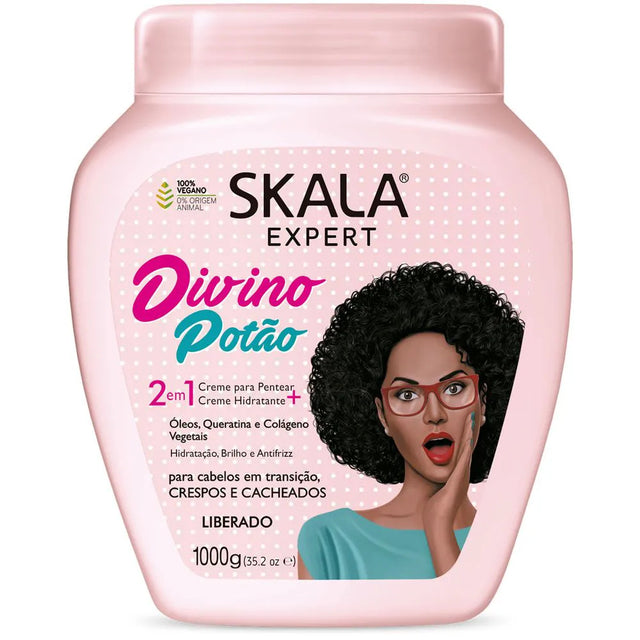 Skala Expert - Divino Potao - Vegan Curling Cream - 2 in 1 - 1000ml