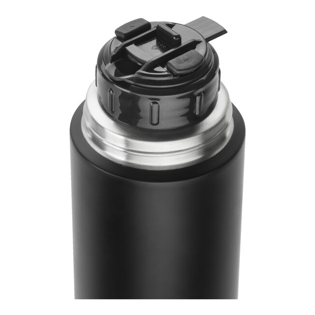 ZWILLING Thermo Flask 1L – Black Stainless Steel Vacuum Bottle