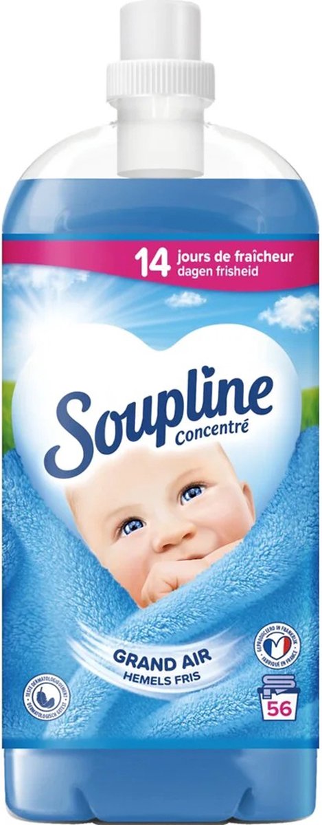 Soupline Heavenly Fresh Concentrated Fabric Softener - 56 Washes
