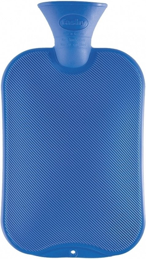 Fashy Hot Water Bottle Thermoplastic 2 L Half-Ribbed