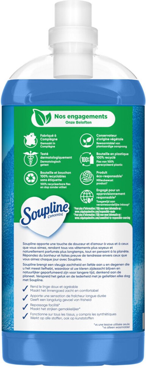 Soupline Heavenly Fresh Concentrated Fabric Softener - 56 Washes