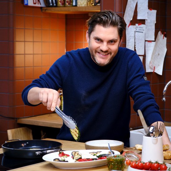 Dagelijkse Kost Ceramic Grill Pan Ø28cm – PFAS-Free Non-Stick Grill Pan with 2 Handles