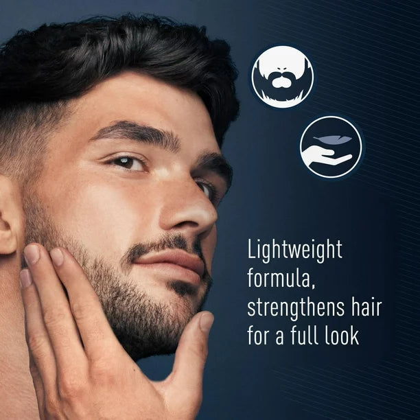 “Lightweight beard serum for thicker beard”