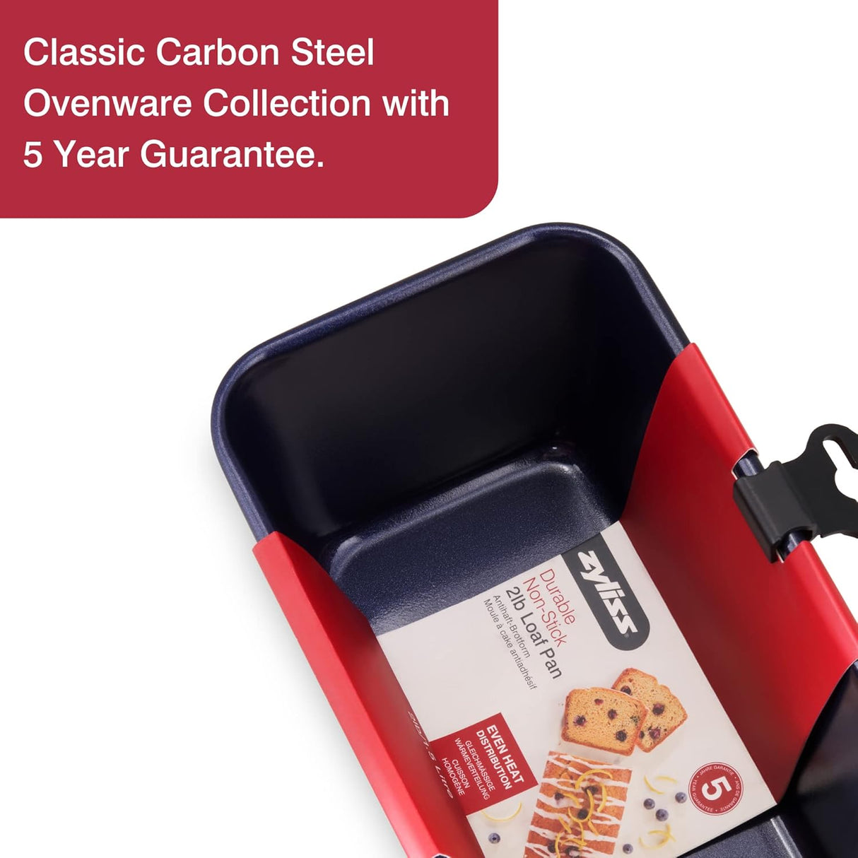 Zyliss Loaf Tin 1.5L (Approx. 24 x 13 cm) – Non-Stick Carbon Steel