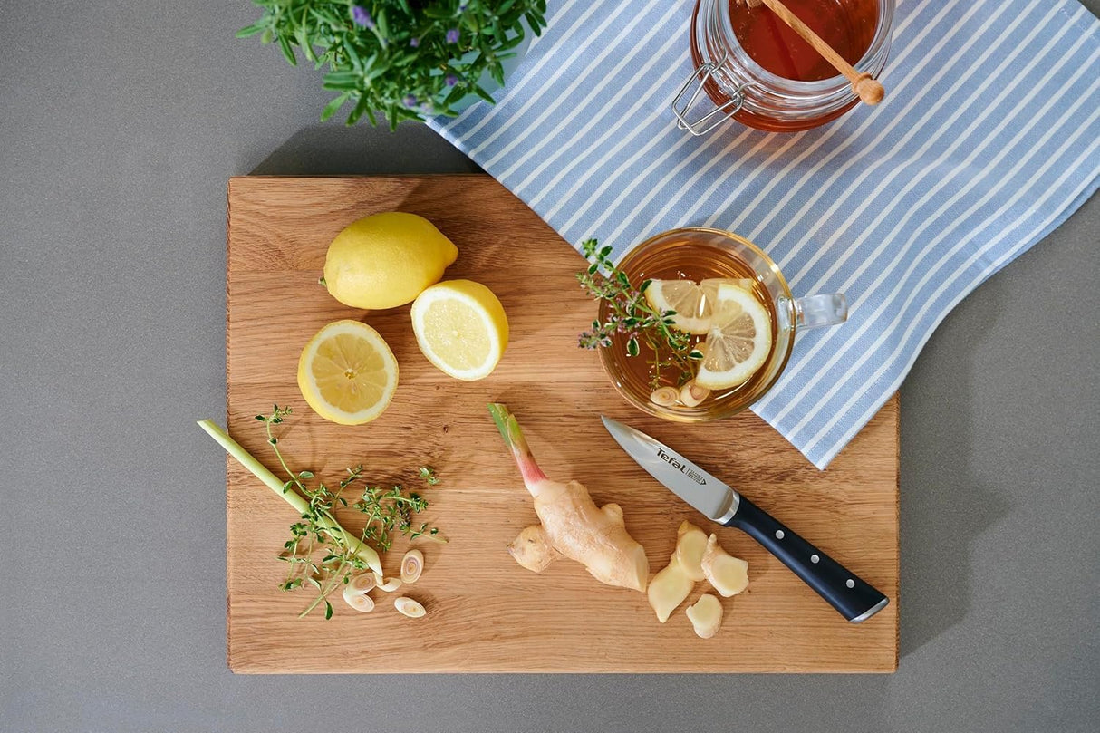 Tefal Ice Force 5-Knife Wooden Block Set