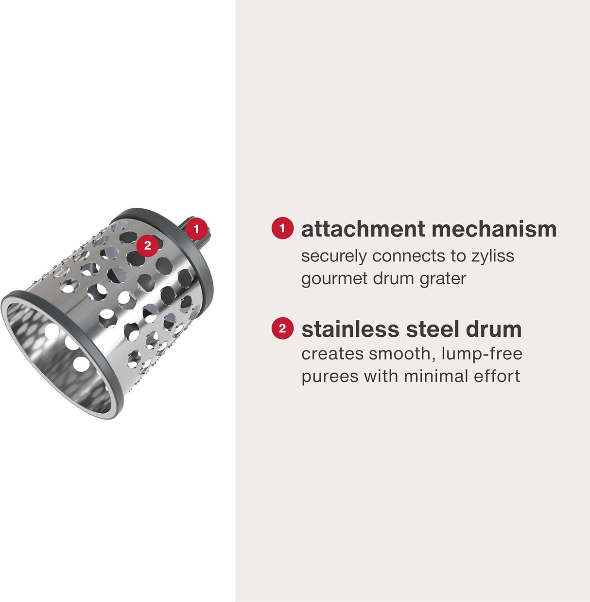 Zyliss Püree Trommel Gourmet