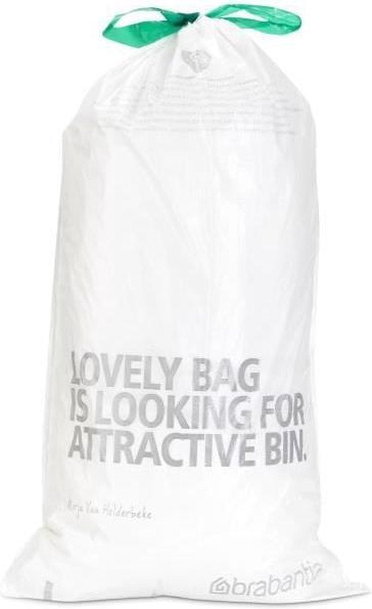 Brabantia PerfectFit Sacs, code G, 23-30 litres, 20 sacs par rouleau - blanc