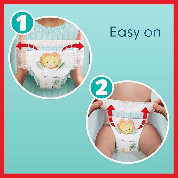 Pampers Baby-dry Nappy Pants, 62st - Size 4 (9-15 kg)