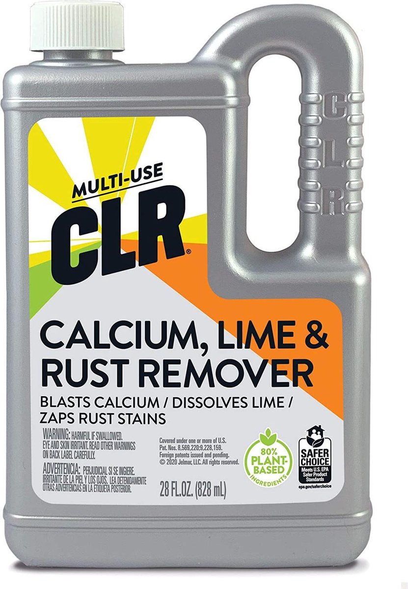 CLR Calcium Lime Rust Remover, Enhanced Formula, 828 ml
