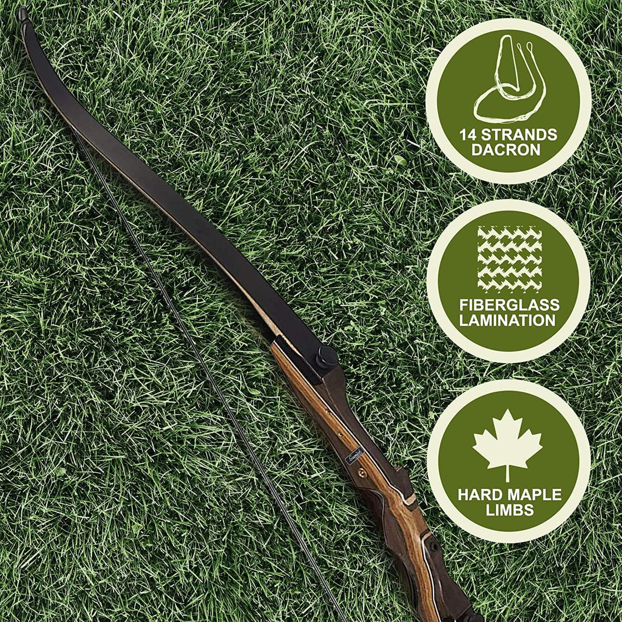 Samick Sage Takedown Recurve-Bogen und Bogenschießen-Pfeil-Set für Erwachsene und jugendliche Anfänger