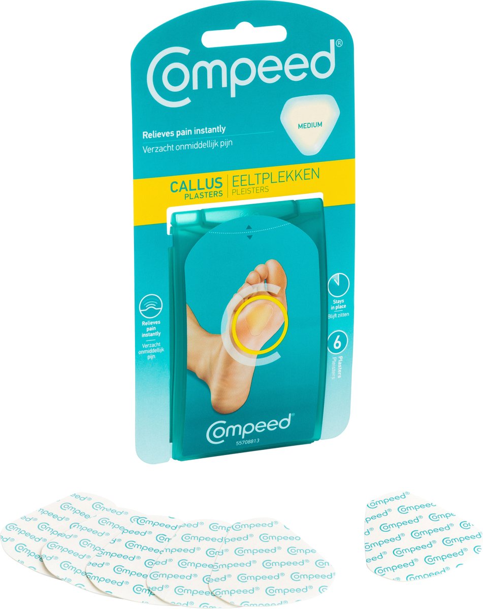 Compeed Calluses Medium - 6 pieces - Callus Plaster