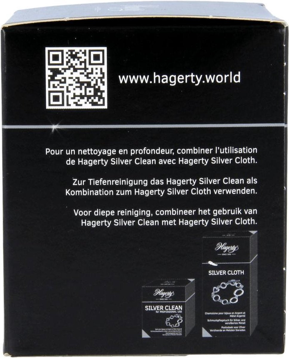 Hagerty Silver Clean, 170 ml de baignoire à trempette facile pour nettoyer les bijoux en argent et en argent