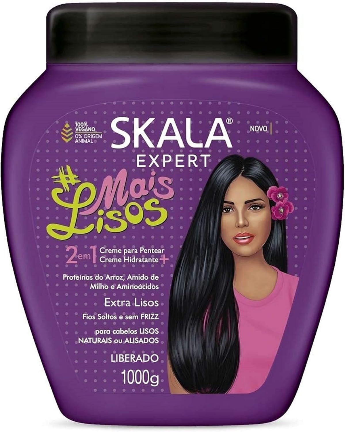 Frizz-free and shiny hair with Skala Mais Lisos conditioner