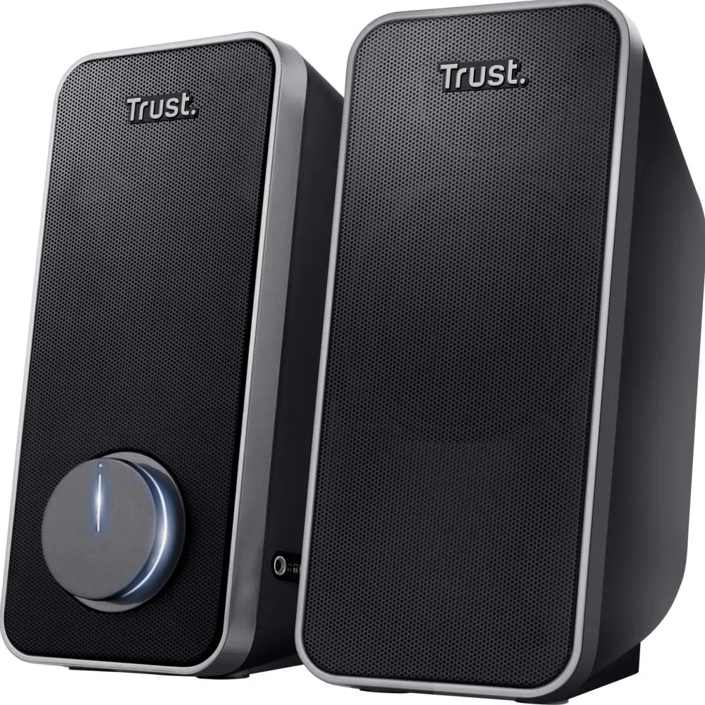 Trust Arys 2.0 PC Speaker Set, 28 Watt, 3.5 mm AUX Jack, USB Power Supply