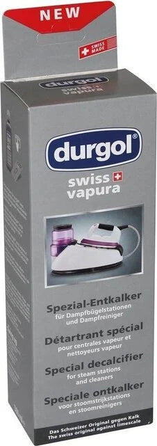 Durgol Swiss Vapura Descaler pour les systèmes de repassage à vapeur, 500 ml