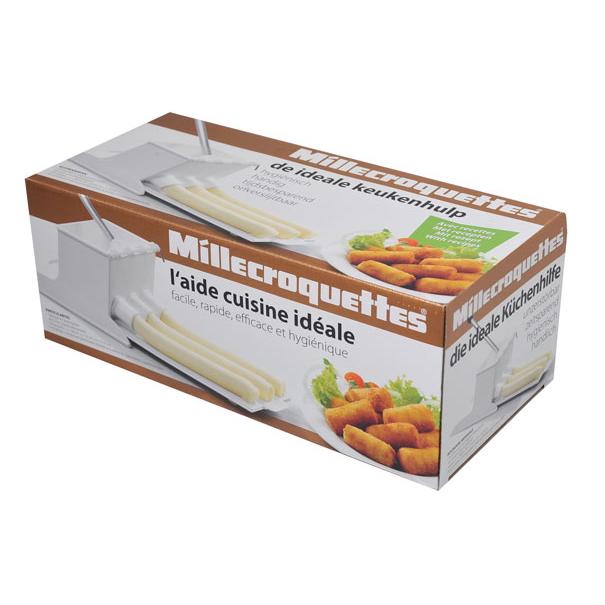 Millecroquettes Croquette Maker - petites croquettes - blanc - plastique