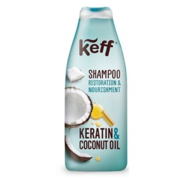 Keff Shampoo Keratin & Coconut Oil 500ml