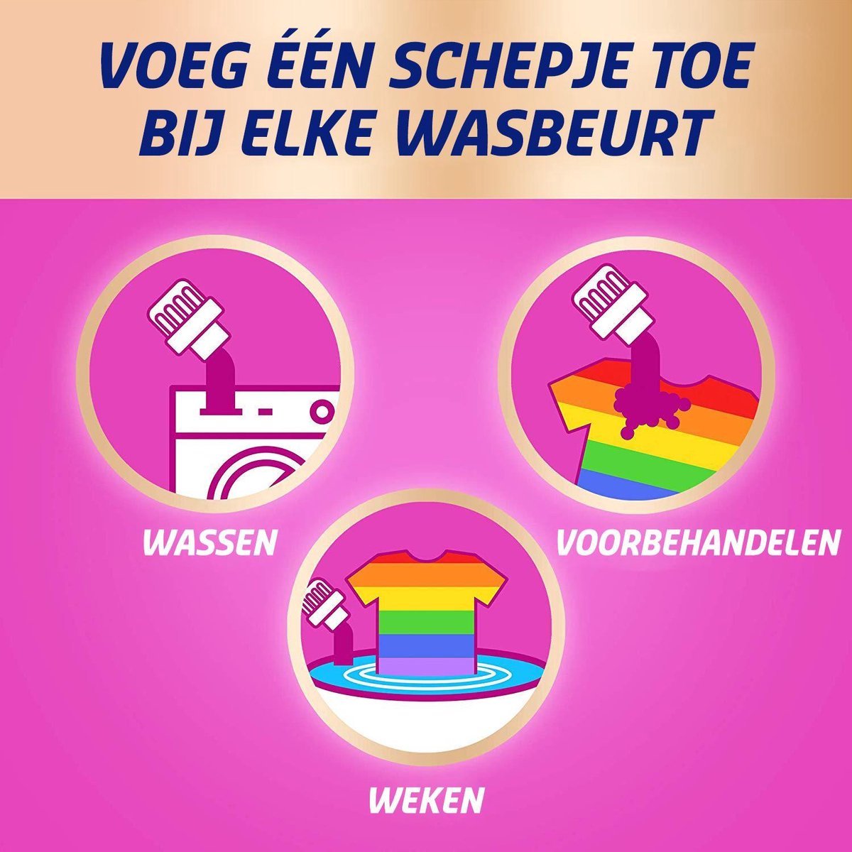 Vanish Oxi Action Powder - Retonnement des taches pour la blanchisserie colorée - 2,7 kg