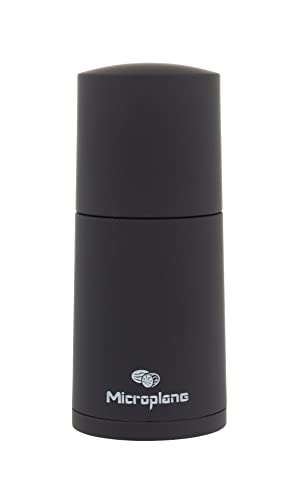 Microplane Gewürzmühle 2 in 1 Rost &Amp; Store, Zimtmühle und Muskatnussreibe schwarz