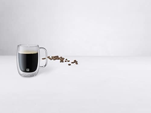 Zwilling Sorrento Verre à double paroi avec poignée, double expresso (ensemble de 2) - 130 ml