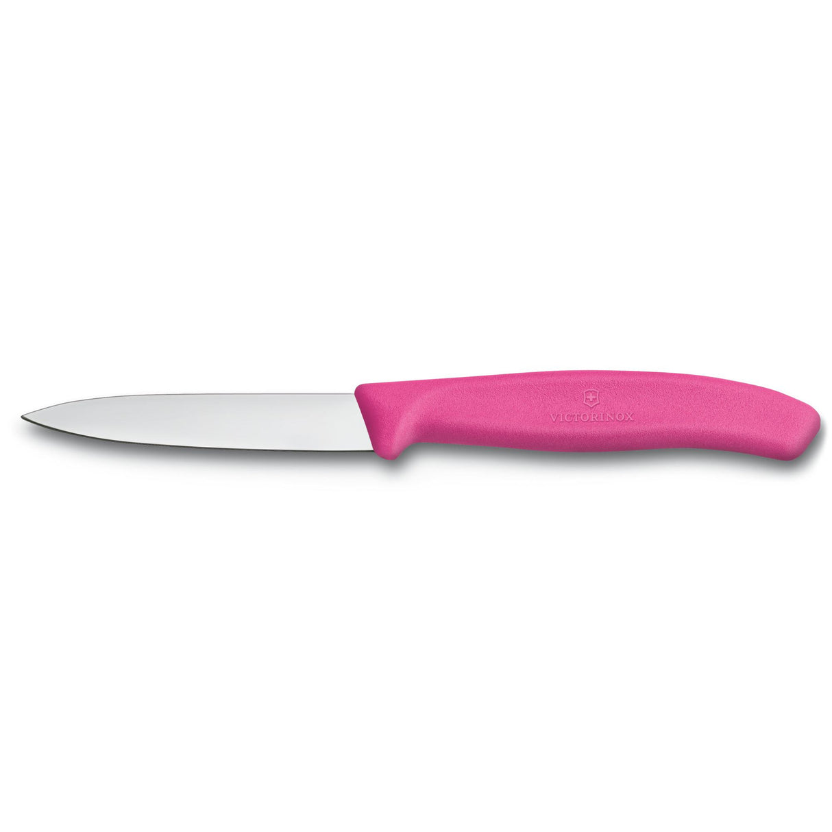 Victorinox Schälmesser in frischen Farben – Schweizer klassisches Schälmesser – Pink – Klinge 8 cm