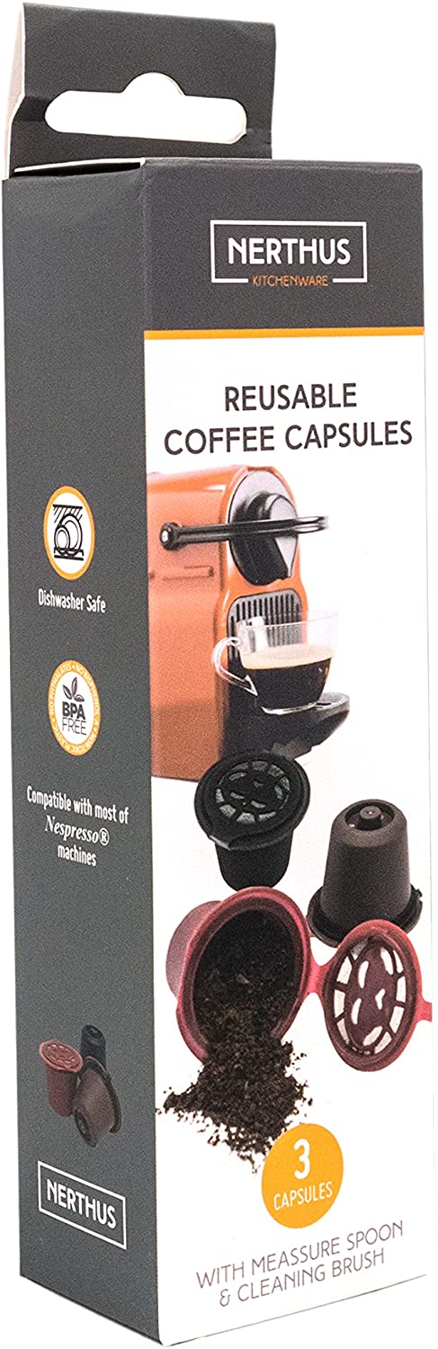 Nerthus Kaffeekapseln Nespresso - Set 3-tlg