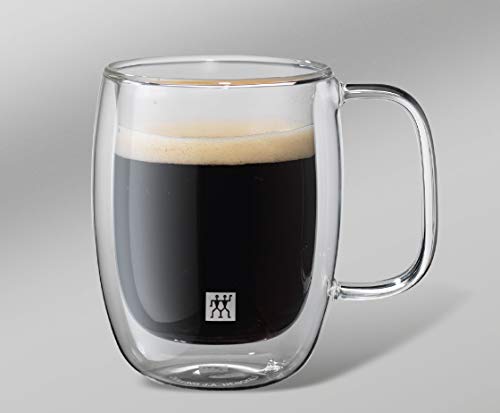 Zwilling Sorrento Verre à double paroi avec poignée, double expresso (ensemble de 2) - 130 ml