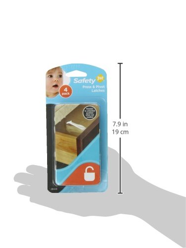 Safety Drawer Press 'n Pivot Latches 4 Count Package