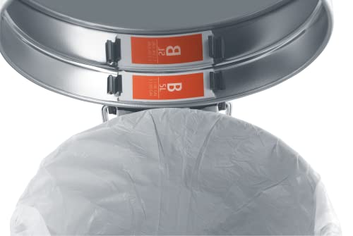 Brabantia Perfectfit Bags, Code B, 5 Litres, 40 Bags In Dispenser Pack - White