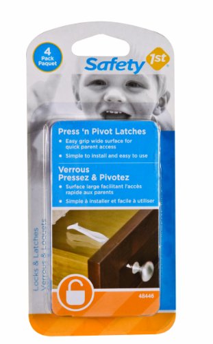 Safety Drawer Press 'n Pivot Latches 4 Count Package