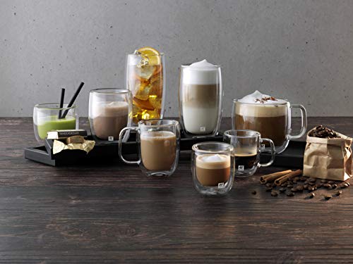 Zwilling Sorrento Verre à double paroi avec poignée, double expresso (ensemble de 2) - 130 ml