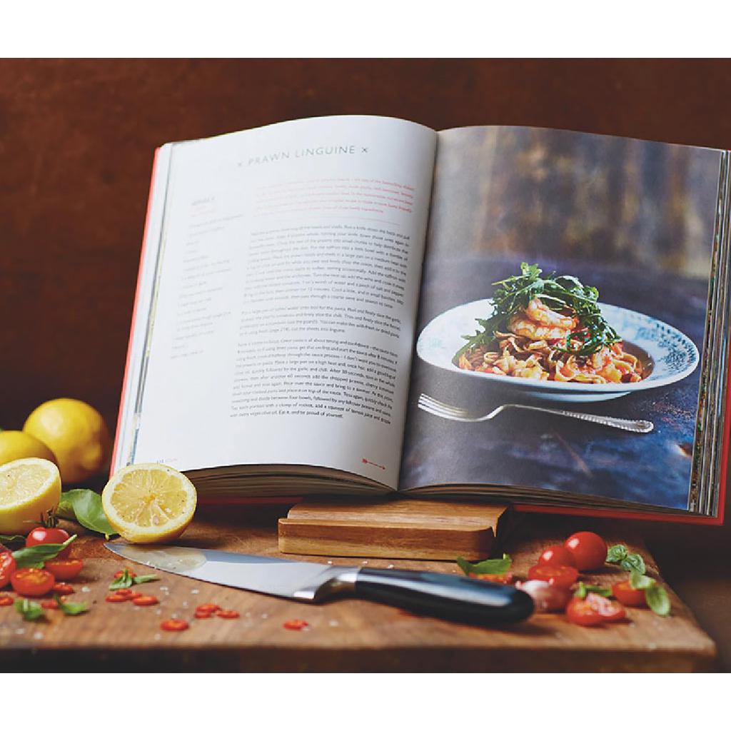 Jamie Oliver Rezeptbuch- und Tablet-Halter aus Akazienholz