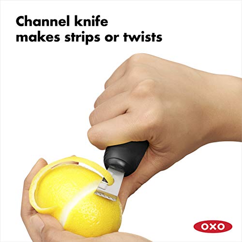 OXO Good Grips Citrus Zester met Kanaalmes Zwart