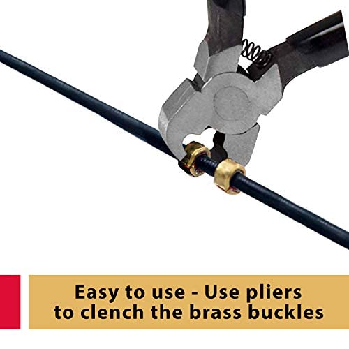 KESHES Archery Bow String Nocking Points Brass nocks (12 Pack)