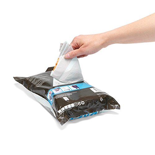 Brabantia PerfectFit Bags, Code X, 10-12 litre, Dispenser Pack, 40 Bags - White