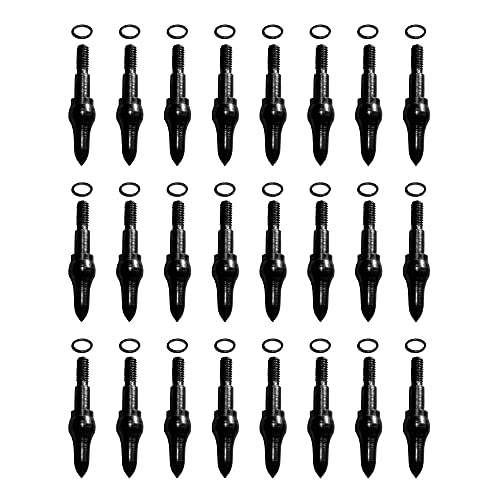 Keshes Boogschieten Pijl Veldpunten Tips - Oefen Doel & Jacht Pijlenkoppen Voor Recurve, Compound Boog & Kruisboogbouten, Inschroefbaar 100 Grain