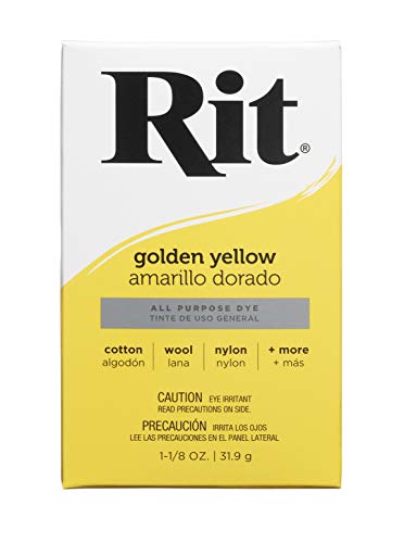 Rit Powder Dye - 1-1/8 Oz - Golden Yellow