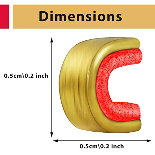 Keshes Archery Bow String Nocking Points Brass Nocks (6 Pack)