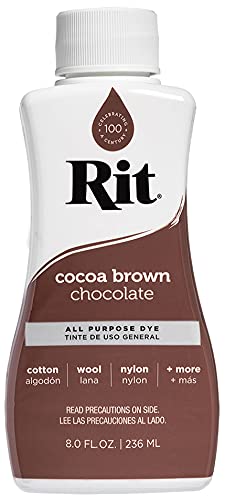 Rit Liquid Dye Cocoa Brown 8oz – All-Purpose Fabric Color