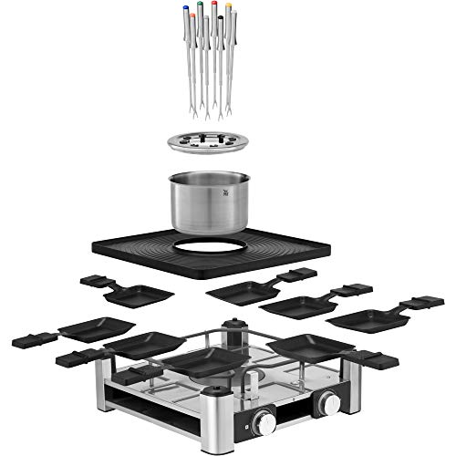 Wmf Lumero 3In1 Gourmet Station For 8 People Raclette Grill Fondue 1800 Watts