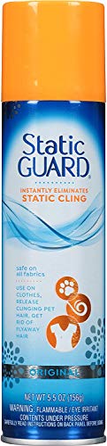 Static Guard Fabric Spray, 5oz 156 gr.